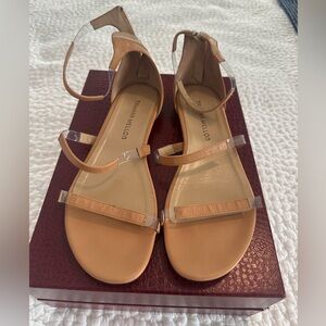 Tamara Mellon Nude Strappy Sandals